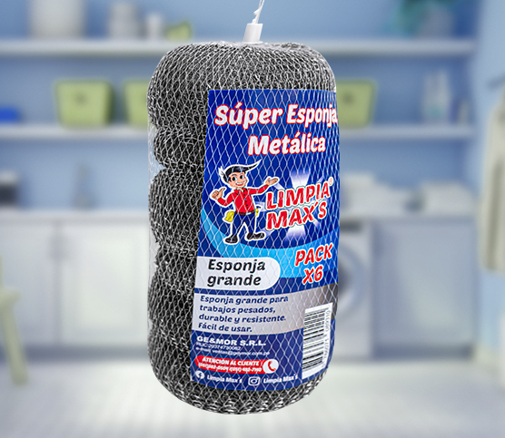 Super esponja metálica grande